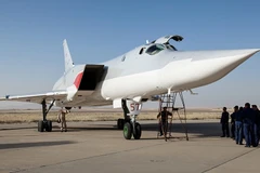 Máy bay ném bom chiến lược tầm xa Tu-22M3. (Nguồn: AP)