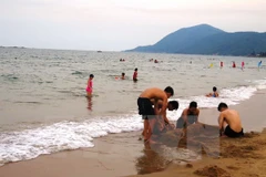 Bãi biển Thiên Cầm. Ảnh minh họa. (Nguồn: Phan Quân/TTXVN)