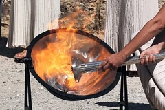 Ngọn đuốc Olympic. (Nguồn: Getty)