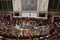 Toàn cảnh một phiên họp của Hạ viện Pháp. (Ảnh: AFP/TTXVN)