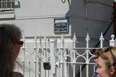 Văn phòng thị thực tại Tổng lãnh sự quán Nga ở San Francisco, Mỹ ngày 31/8. (Nguồn: THX/TTXVN)