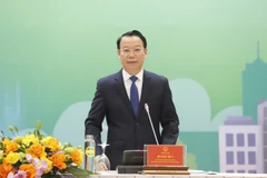 Bộ trưởng Bộ Tài nguyên và Môi trường Đỗ Đức Duy. (Ảnh: PV/Vietnam+)