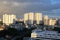 Giá rao bán chung cư tại Hà Nội đã tiệm cận Thành phố Hồ Chí Minh. (Ảnh: Hùng Võ/Vietnam+)