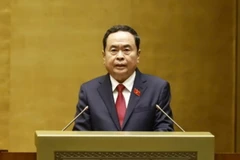 Chủ tịch Quốc hội Trần Thanh Mẫn làm Trưởng Ban Chỉ đạo tổng kết thực hiện Nghị quyết số 18-NQ/TW tại các cơ quan của Quốc hội. (Ảnh: TTXVN)