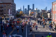 Các vận động viên tham gia giải chạy marathon tại thành phố New York. (Nguồn: Getty Images)
