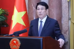 Chủ tịch nước Lương Cường. (Ảnh: Lâm Khánh/TTXVN)