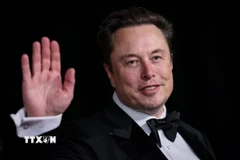 Tỷ phú Elon Musk. (Ảnh: AFP/TTXVN)