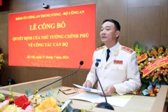 Trung tướng Phạm Thế Tùng, Thứ trưởng Bộ Công an. (Ảnh: TTXVN phát)