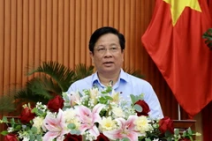 Ông Hồ Văn Mừng giữ chức Chủ tịch UBND tỉnh An Giang. (Ảnh: Thanh Sang/TTXVN)