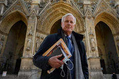 Ông Michel Barnier tại thủ đô Paris, Pháp. (Ảnh: THX/TTXVN)