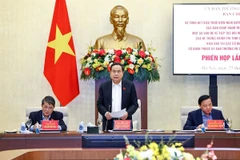 Chủ tịch Quốc hội Trần Thanh Mẫn phát biểu. (Ảnh: Doãn Tấn/TTXVN)