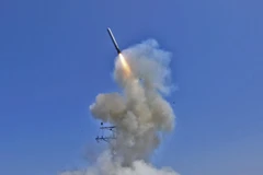 Tên lửa hành trình Tomahawk. (Ảnh: AFP/TTXVN)