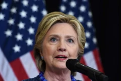Ứng viên Tổng thống Mỹ Hillary Clinton. (Nguồn: AFP/TTXVN)