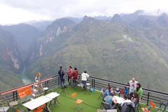 Những câu chuyện liên quan đến Mã Pì Lèng thời gian qua thu hút sự quan tâm đặc biệt của dư luận. (Ảnh: TTXVN)