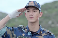 Tạo hình của Song Luân trong "Hậu duệ Mặt Trời" phiên bản Việt. (Ảnh: BHD)