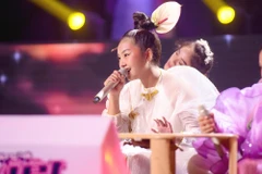 Thí sinh Khánh An đến từ đội huấn luyện viên Lưu Thiên Hương-Ali Hoàng Dương. (Ảnh: BTC)