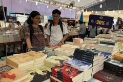 Hội sách Hà Nội được tổ chức thường niên (từ năm 2014). (Ảnh: PV/Vietnam+)