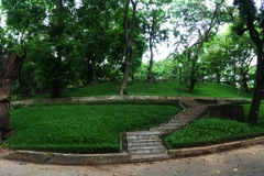 Không gian nơi sẽ trở thành sân khấu chính của tuần thời trang. (Ảnh: BTC)