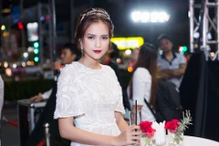 Ngọc Châu thích thú với lần đầu chạm ngõ điện ảnh. (Ảnh: BTC)