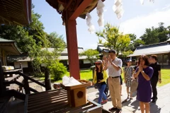Du khách Việt thường chuộng du lịch tâm linh dịp đầu Xuân. (Ảnh: Như Nam/Vietnamplus)