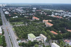 Khu trung tâm hành chính tỉnh Bình Phước hiện nay. (Nguồn: Báo điện tử Đảng Cộng sản Việt Nam)