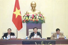 Chủ tịch Quốc hội Vương Đình Huệ phát biểu. (Ảnh: Doãn Tấn/TTXVN)