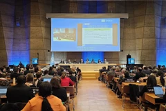 Toàn cảnh phiên họp Đại hội đồng lần thứ 24 Công ước Di sản Thế giới. (Ảnh: TTXVN phát)