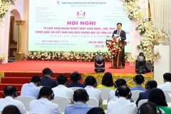Quang cảnh hội nghị. (Ảnh: Quốc Khánh/TTXVN)