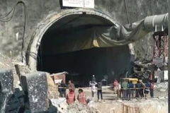 Hiện trường vụ sập hầm. (Nguồn: India Today)