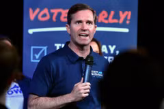 Ông Andy Beshear tái đắc cử Thống đốc bang Kentucky. (Nguồn: USA Today)