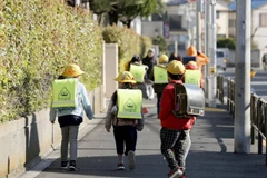 Học sinh tiểu học Nhật Bản. (Nguồn: Kyodo)