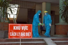 Khu vực cách ly tập trung. Ảnh minh họa. (Ảnh: Hoàng Hùng/TTXVN)