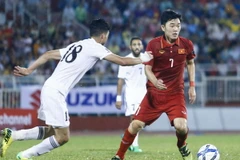 Xuân Trường vắng mặt ở trận gặp U22 Timor-Leste hôm 19/7 vì thẻ vàng dưới thời huấn luyện viên Toshiya Miura. (Ảnh: Minh Chiến/Vietnam+)