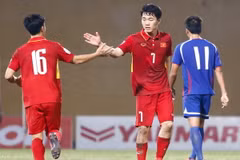 Thế hệ của Xuân Trường hoàn toàn có thể mơ về World Cup 2026 diễn ra trong 9 năm nữa. (Ảnh: Minh Chiến/Vietnam+)
