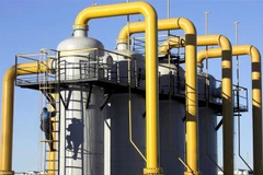 Trạm nén khí của hệ thống đường ống dẫn khí đốt Yamal-Europe ở gần Nesvizh, Ukraine. (Ảnh: Reuters/TTXVN)