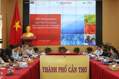 Quang cảnh buổi làm việc. (Ảnh: Ánh Tuyết/TTXVN)