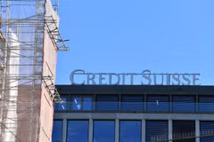 Một tòa nhà của Credit Suisse tại Geneva, Thụy Sĩ. (Ảnh: THX/TTXVN)