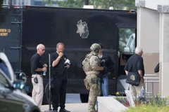 Cảnh sát Michigan điều tra tại hiện trường vụ xả súng. (Nguồn: AFP/TTXVN)