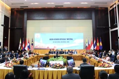 Toàn cảnh lễ khai mạc Hội nghị. (Ảnh: Phạm Kiên/Vietnam+)