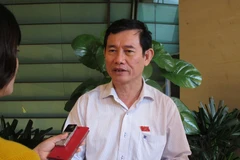 Đại biểu Nguyễn Ngọc Phương đoàn Quảng Bình. (Ảnh: Đức Duy/Vietnam+)
