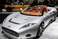 C8 Aileron Spyder mui trần tại Triển lãm Geneva Motor Show. (Nguồn: Reuters)