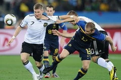 Đội tuyển Đức thể hiện sự vượt trội trước Australia. (Nguồn: Getty)