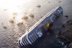 Tàu Costa Concordia. (Nguồn: Reuters)