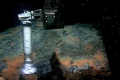 Khai thác methane hydrate dưới đáy đại dương. (Nguồn: tapchicongnghiep.vn)