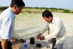 Thăm dò trữ lượng và đánh giá chất lượng nước trên đảo Lý Sơn. Ảnh minh họa. (Nguồn: Thanh Long/TTXVN)