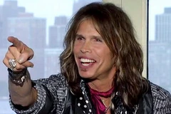 Ca sỹ chính của nhóc rock huyền thoại Aerosmith, Steven Tyler. (Nguồn: Internet)