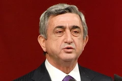 Tổng thống Serzh Sarkisian. (Nguồn: asbarez.com)