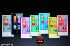 iPod nano mới với bảy phiên bản màu sắc khác nhau. (Nguồn: geeky-gadgets.com)