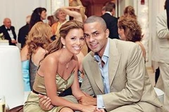 Vợ chồng Eva Longoria và Tony Parker. (Nguồn: Internet)