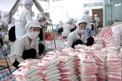 Đóng gói muối. (Ảnh minh họa. Nguồn: Internet)